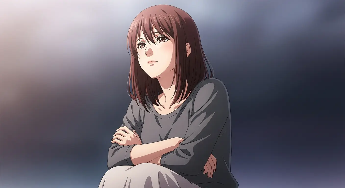 選択肢を熟考している女性。