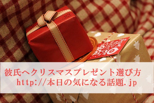 クリスマスプレゼント彼氏