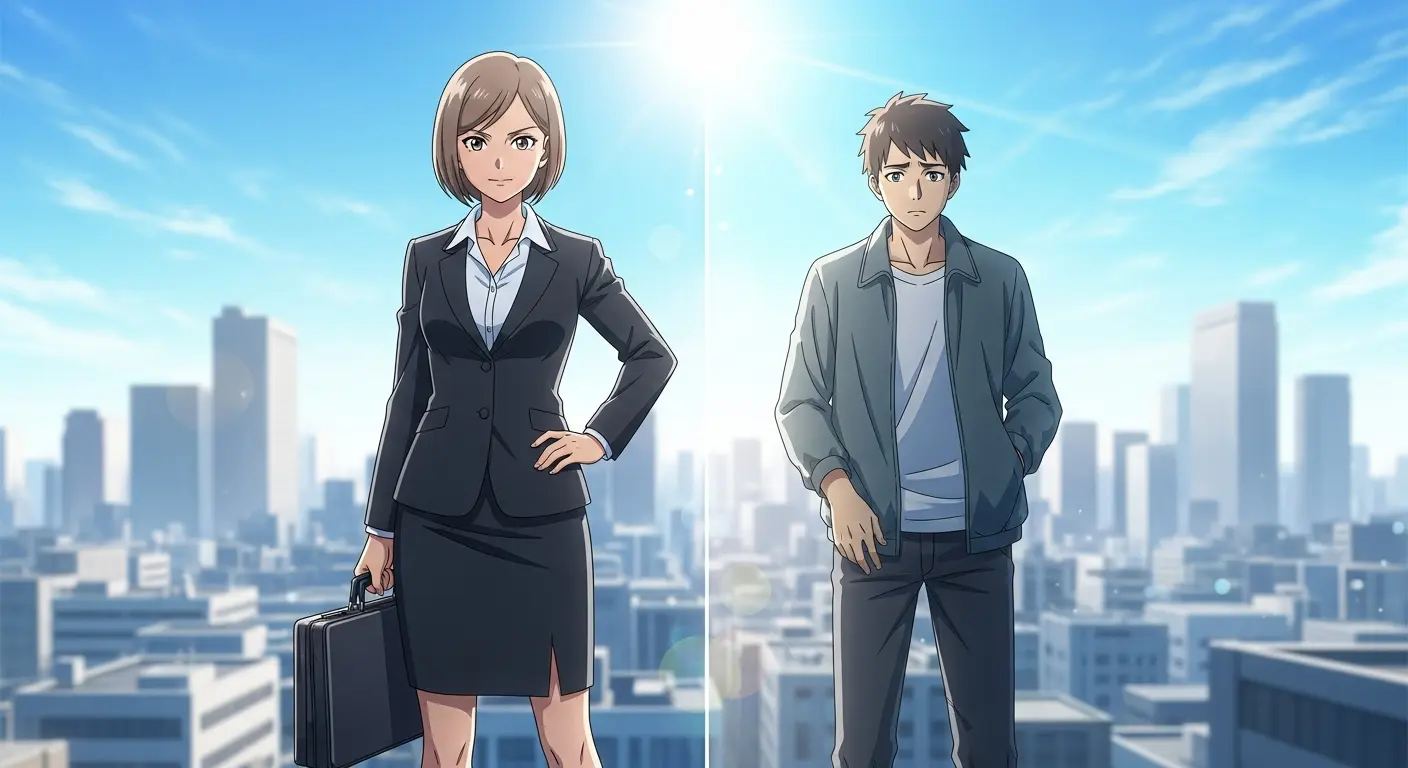 フリーターの彼氏と正社員の彼女のカップル