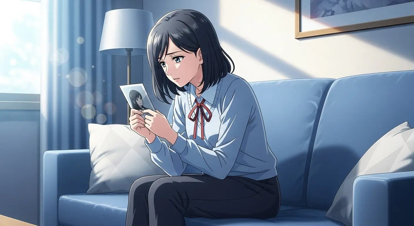 彼氏との将来を悩む彼女