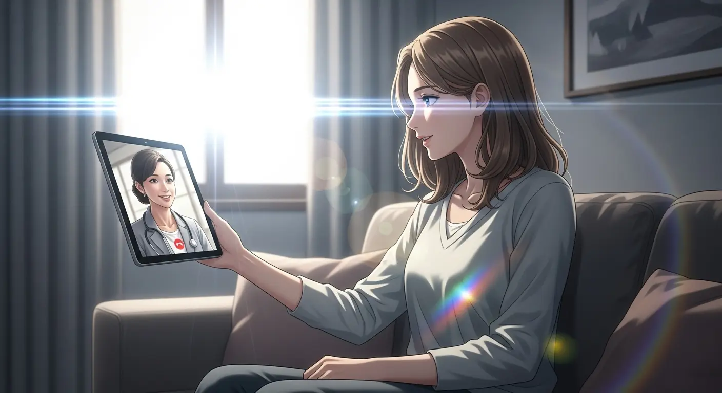 恋愛相談をする女性