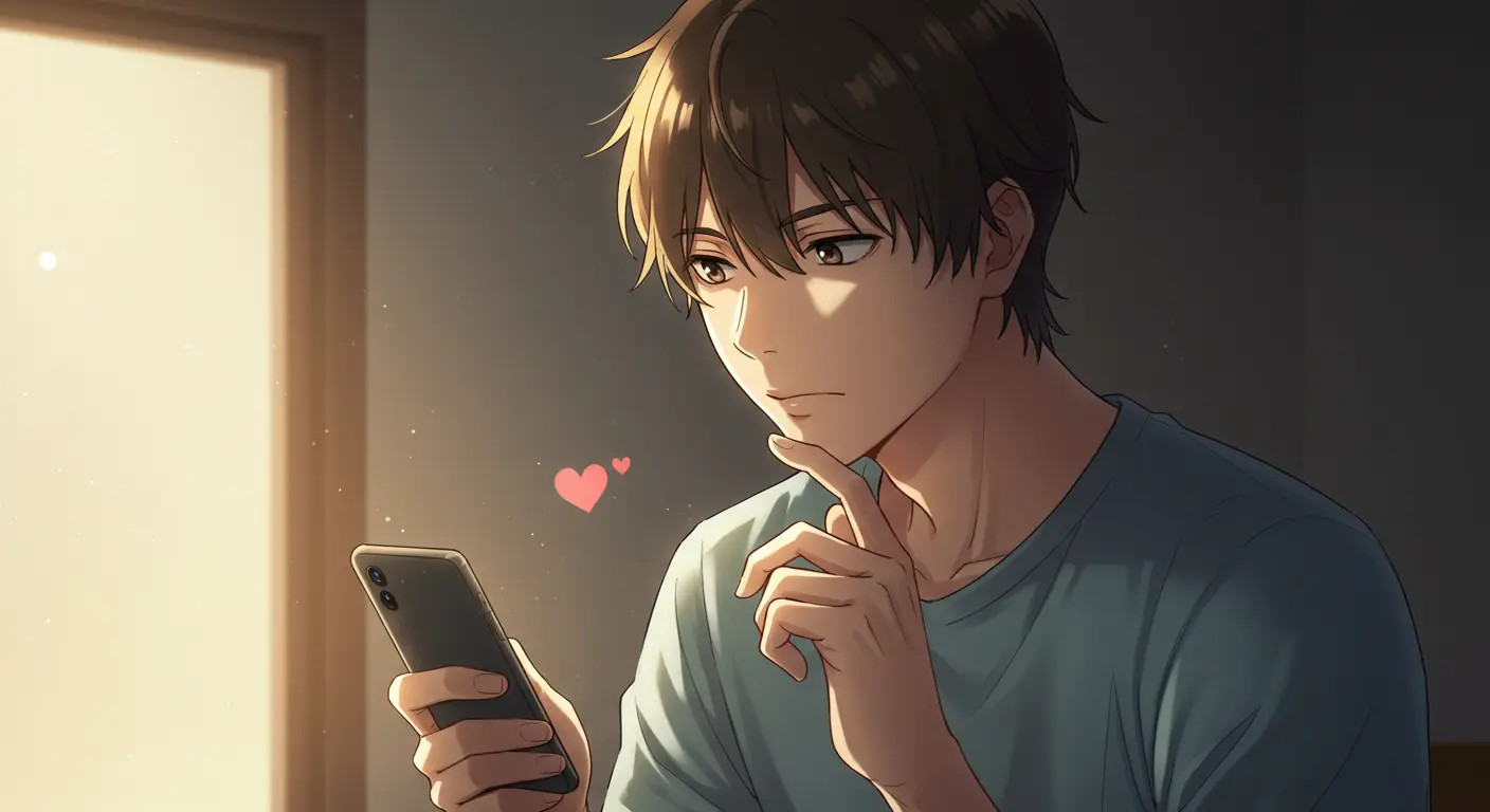AB型男性が好きな人に出すLINEの脈ありサイン