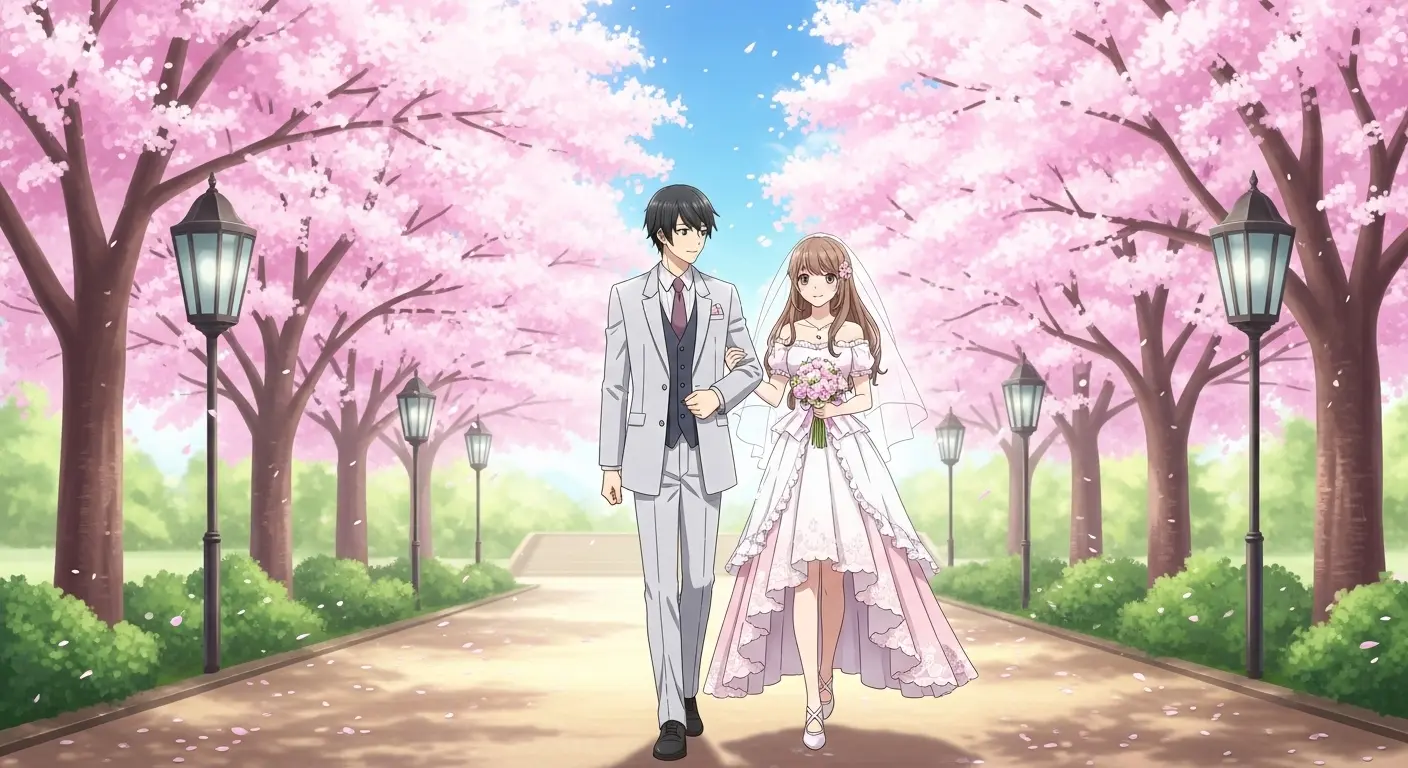春の結婚式二次会におすすめのカップルコーデ