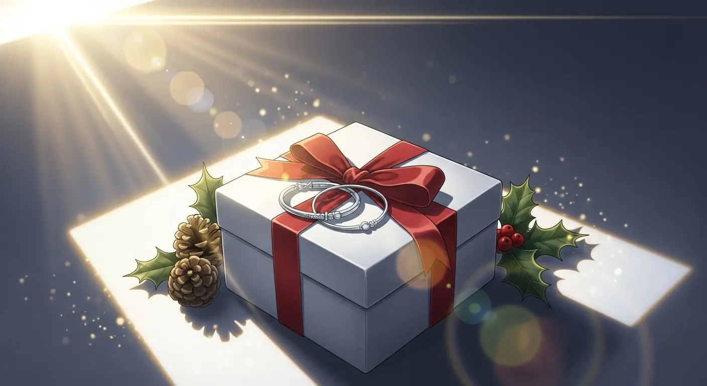 クリスマスプレゼントのブレスレット