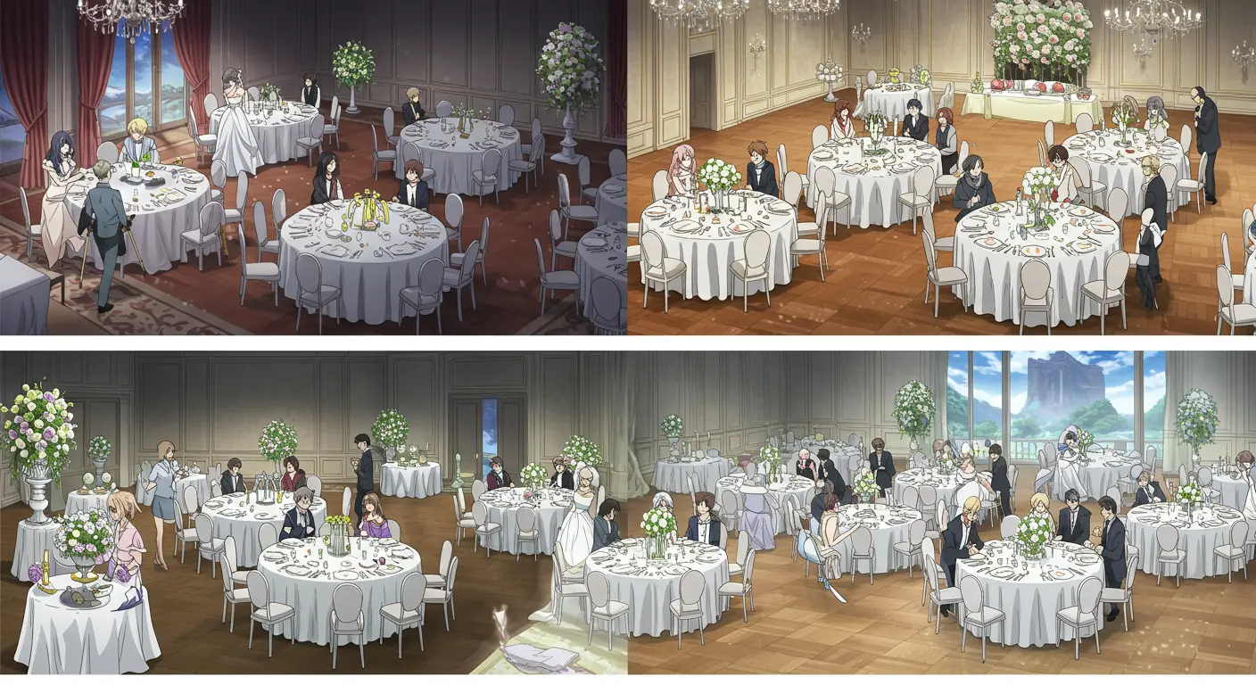 ゲスト人数と会場のバランス
