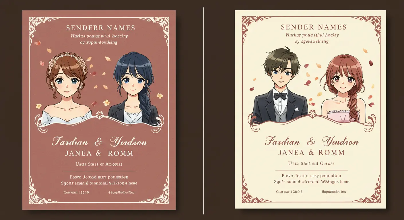 結婚式の招待状の差出人の書き方