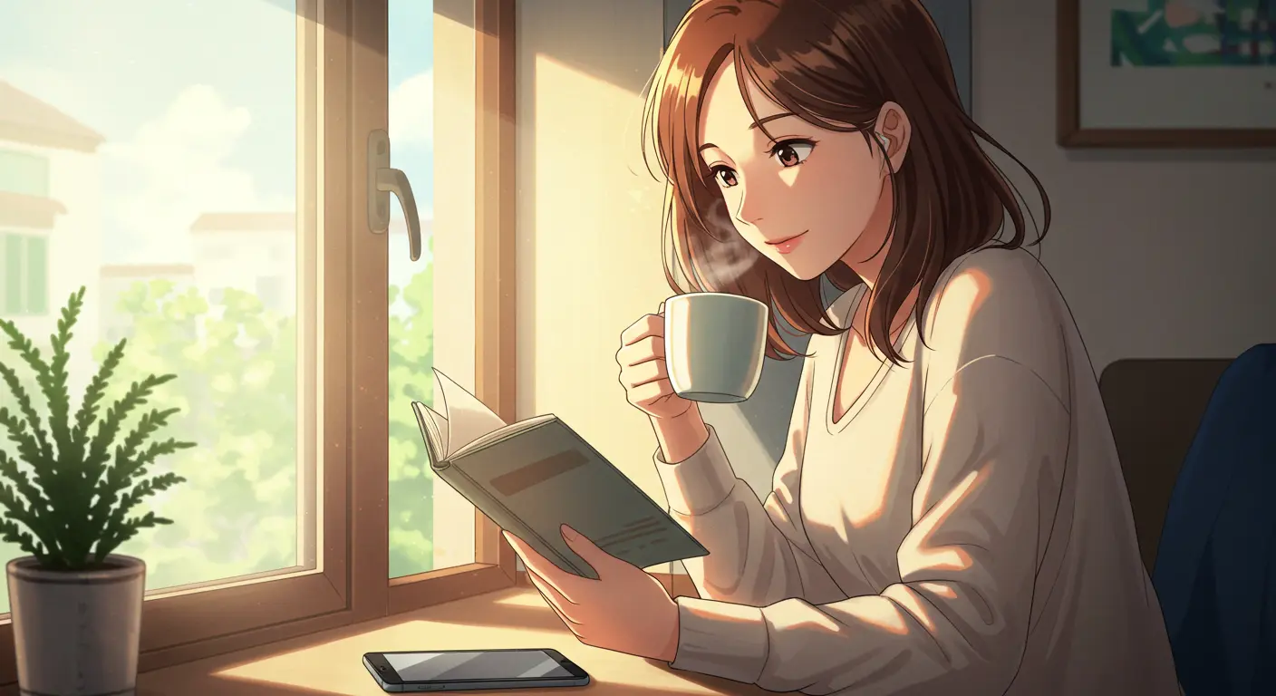 彼氏のLINEを気にせず自分の時間を充実させる女性