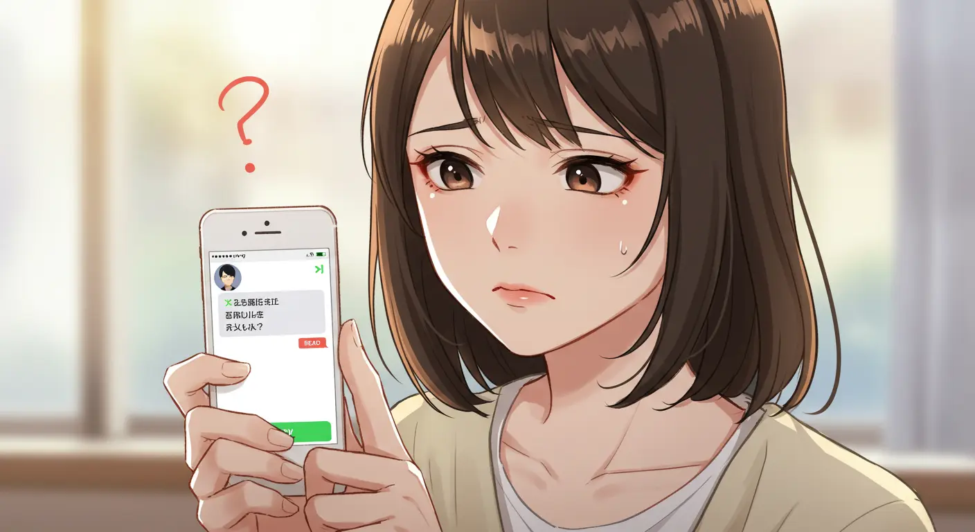 LINEの既読スルーに悩む女性の複雑な心理