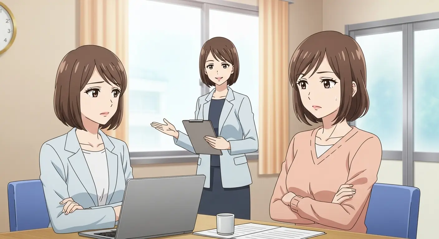 カウンセラーとの相性が悪い女性
