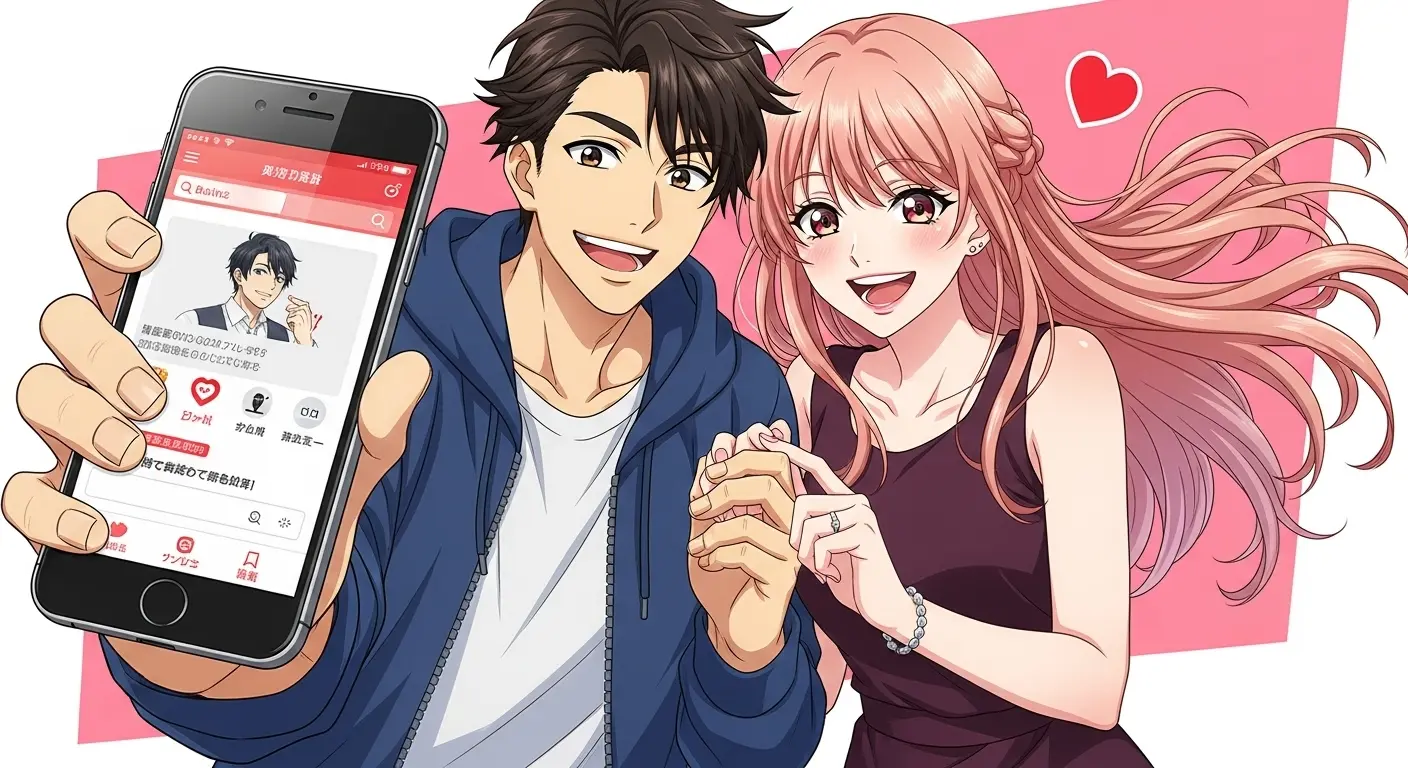 マッチングアプリで結婚したカップル