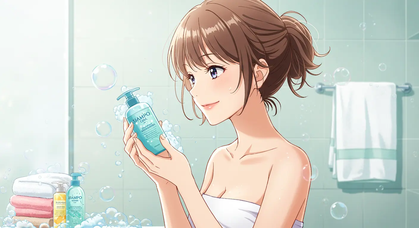 自分の匂いのケアをする女性