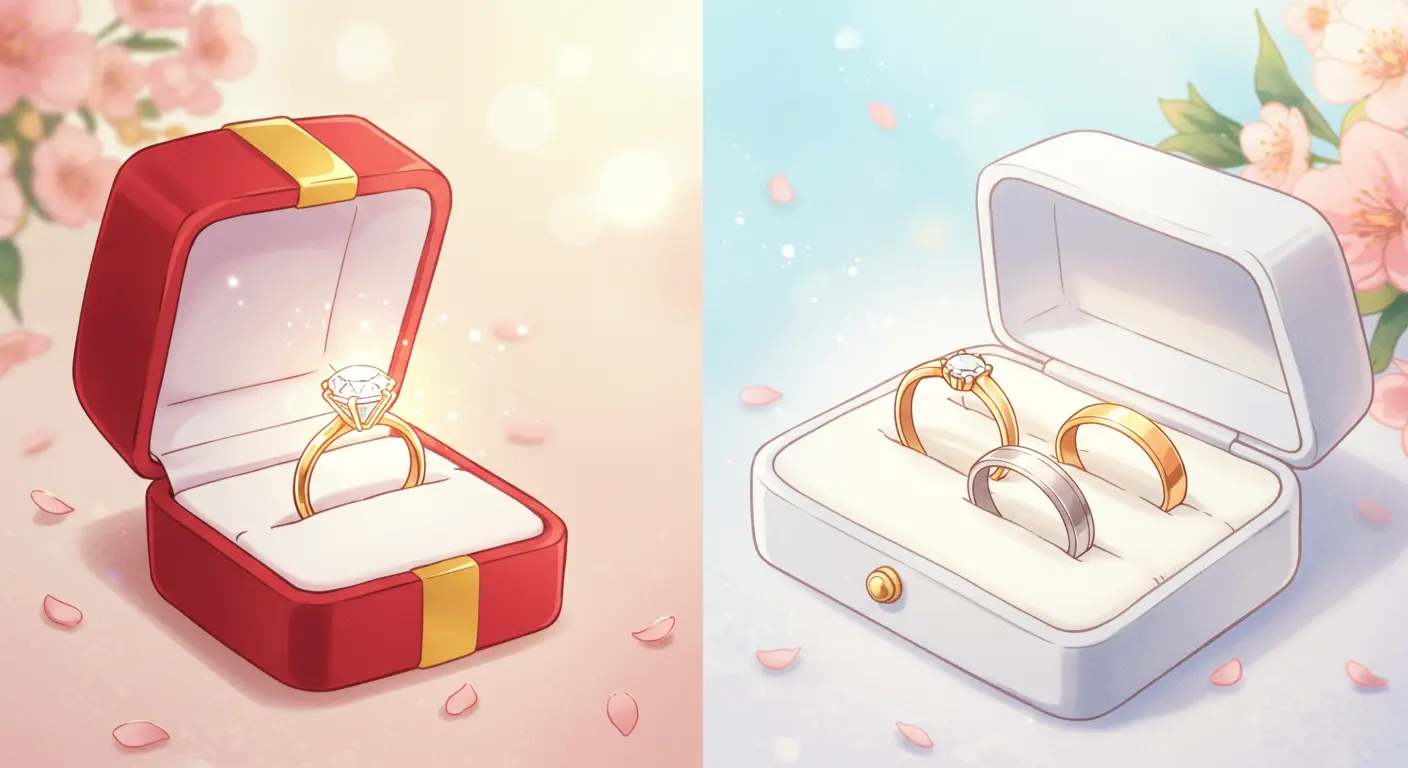 婚約指輪と結婚指輪の購入順序