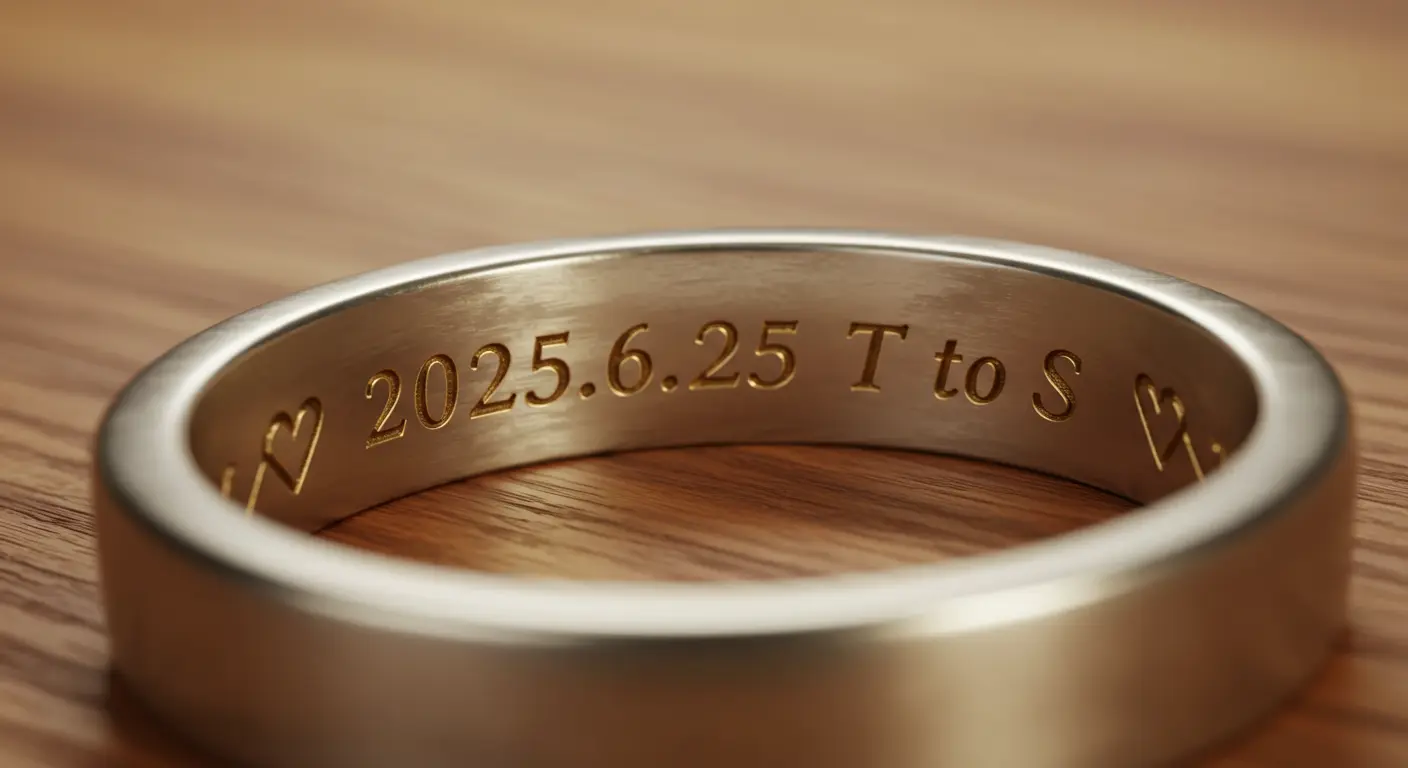 結婚指輪の刻印例