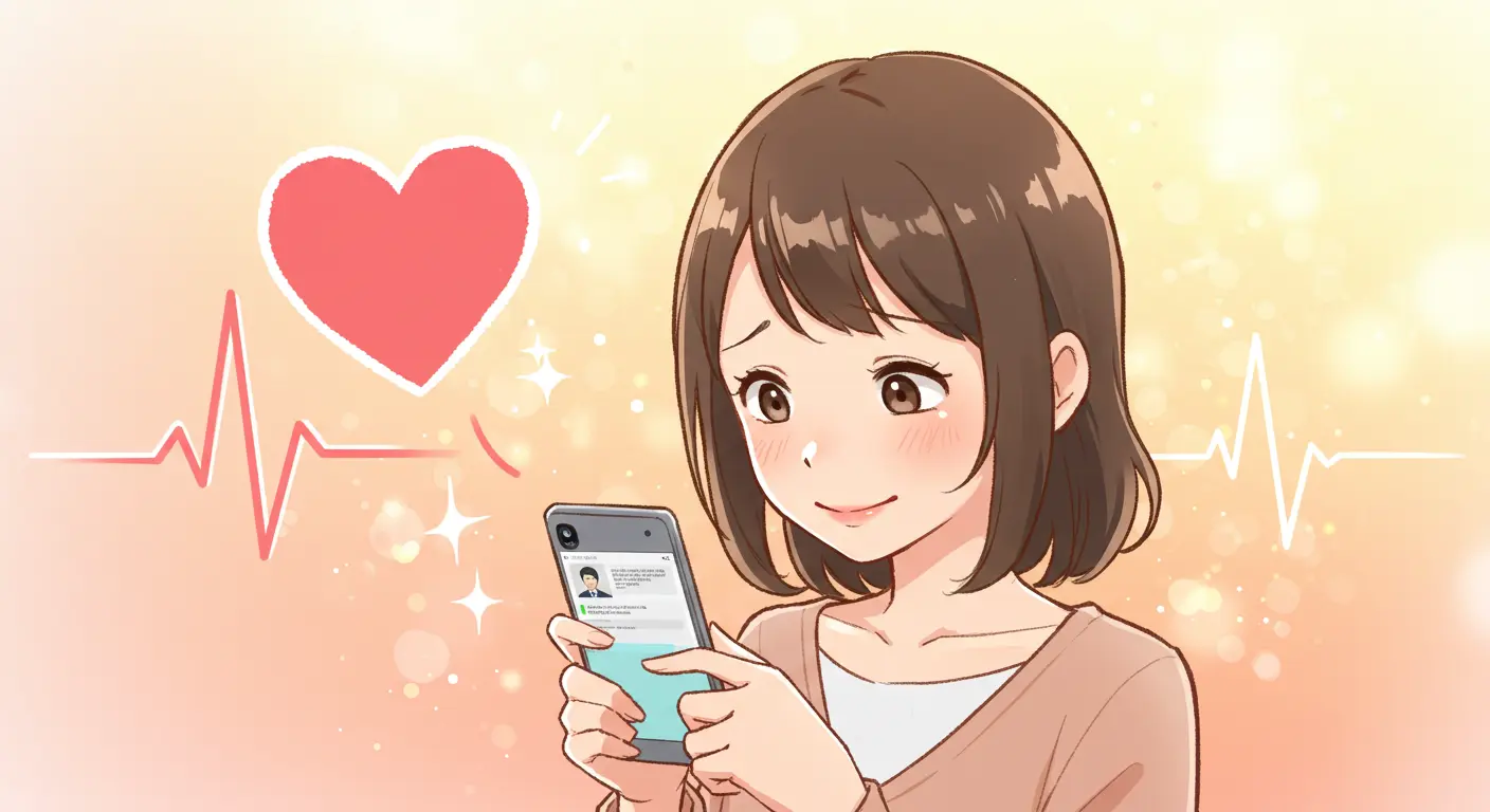 好きな人の脈ありサインを探す女性の期待感