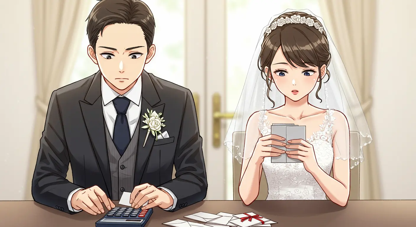 ご祝儀と自己負担額の計算