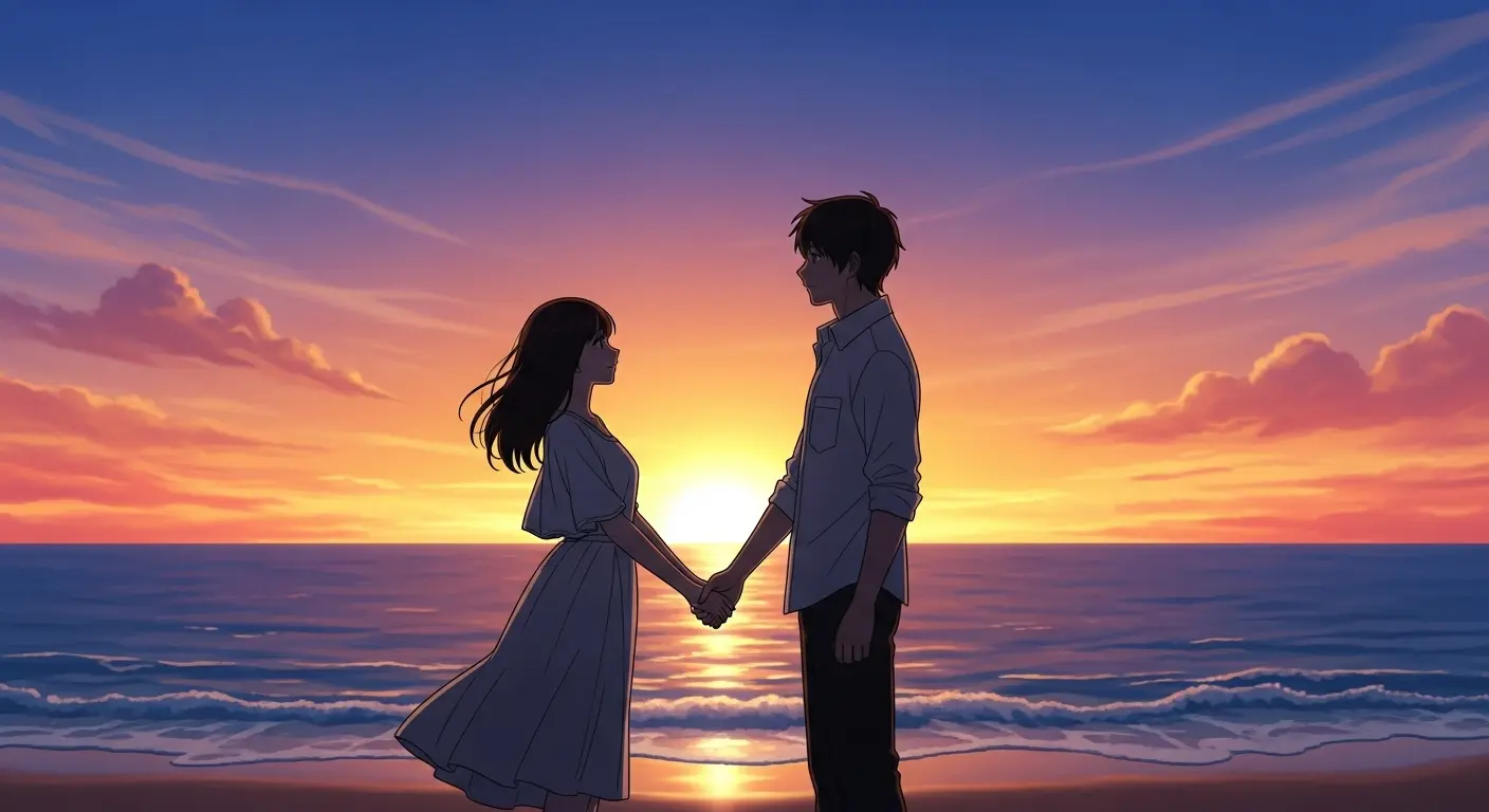 未来への希望を語り合うカップル