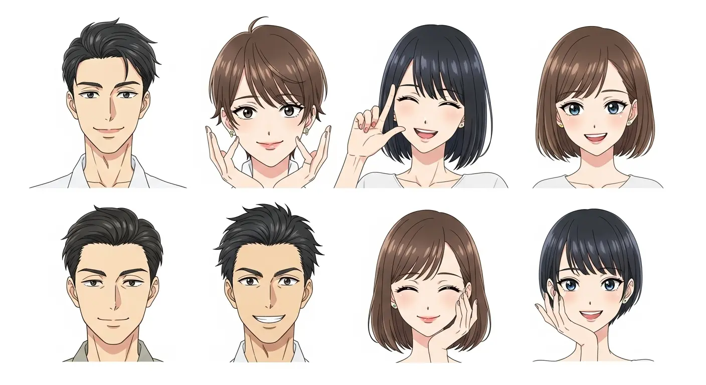 プロフィール写真での表情とポーズのポイント。
