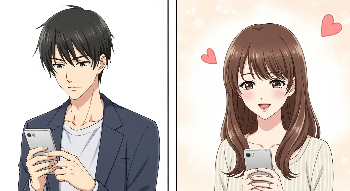女性から男性へのメッセージのコツ