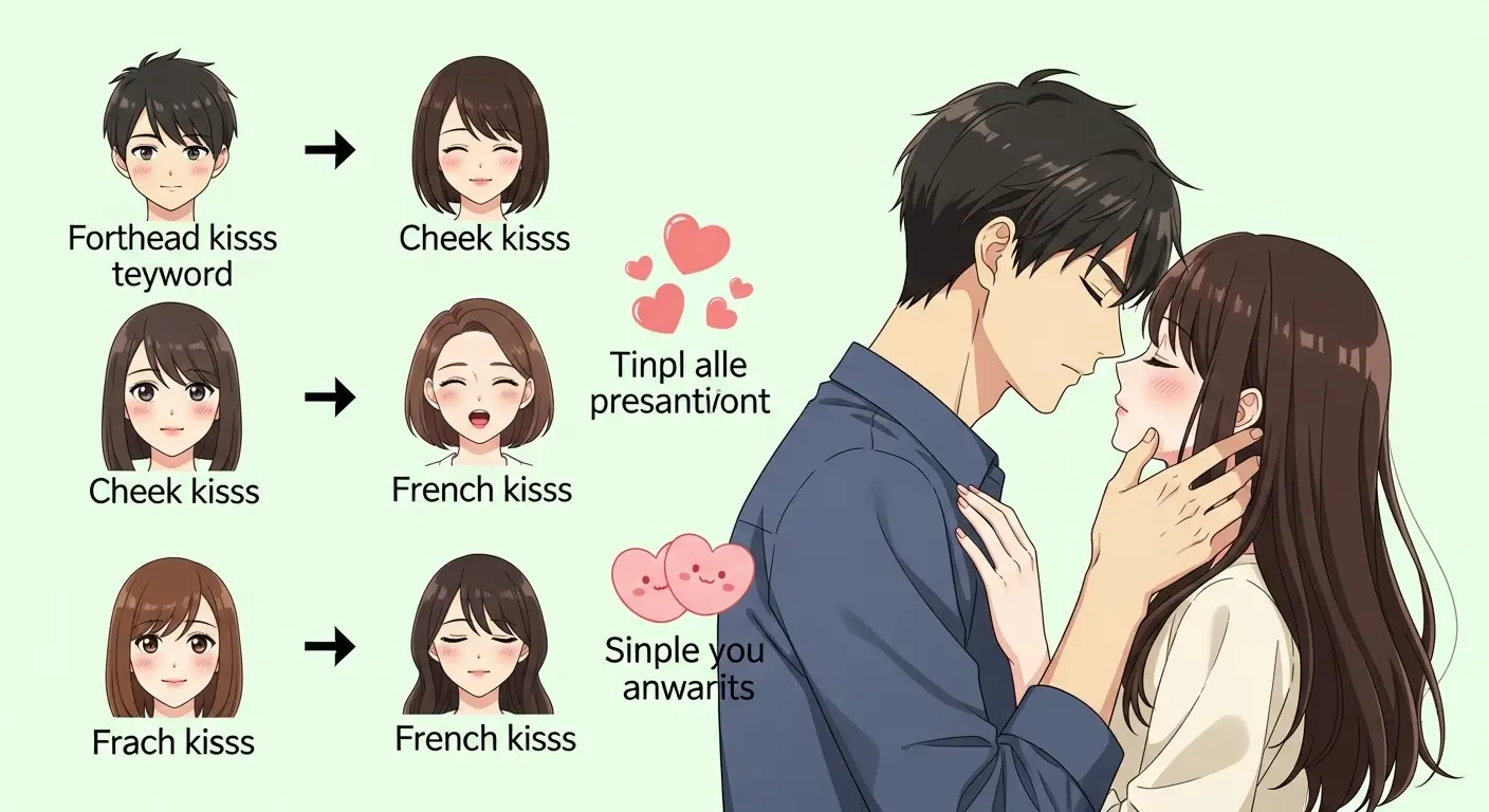 キスの種類からわかる性格診断の図