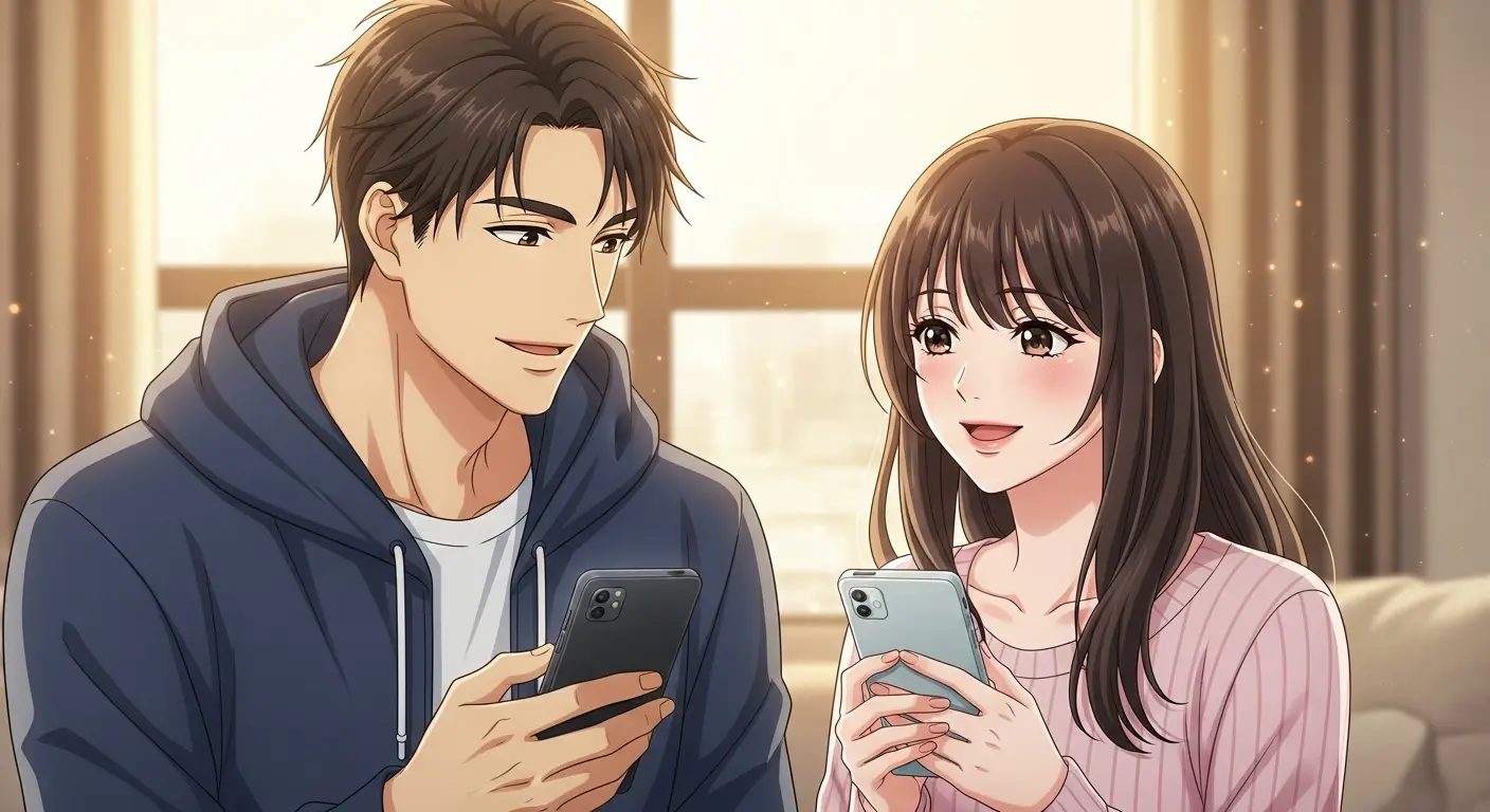 マッチングアプリでメッセージの話題に困る男女