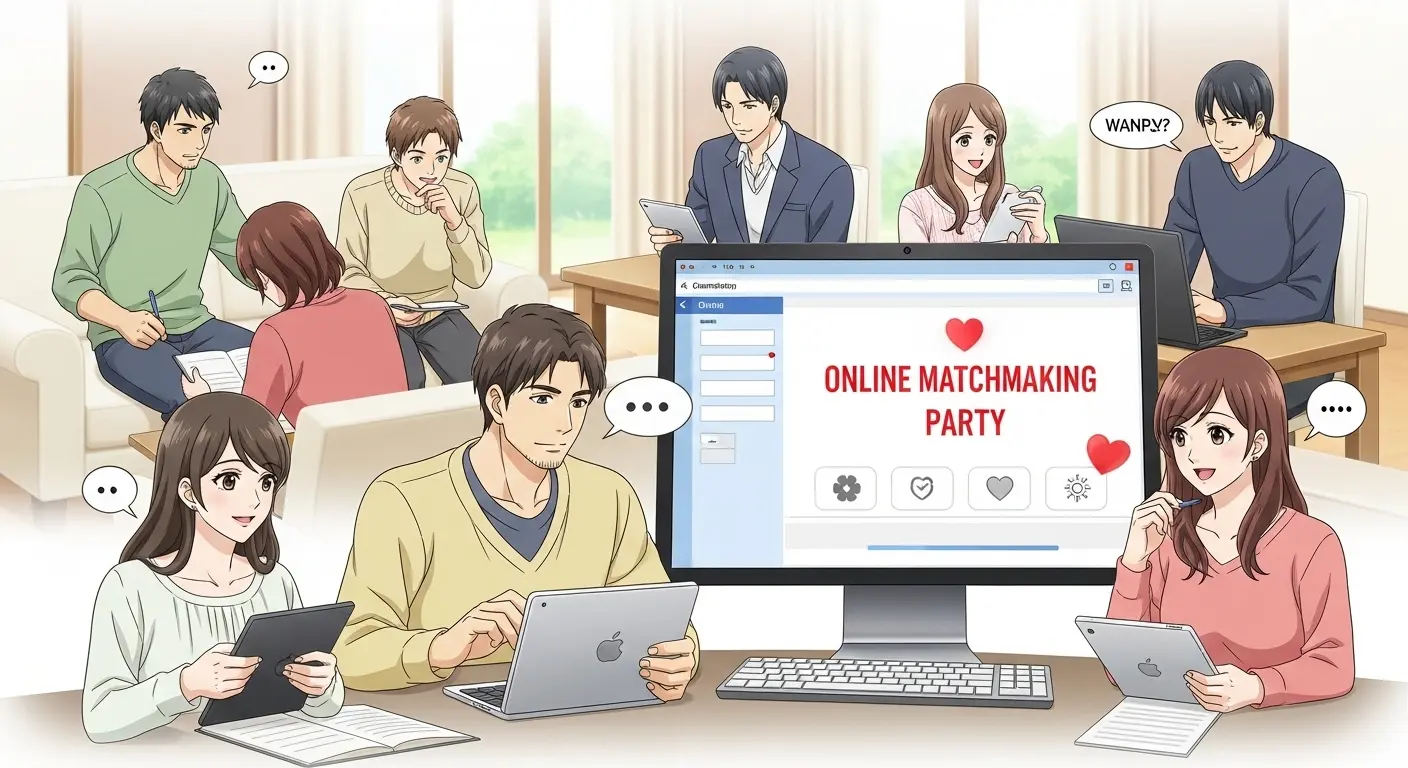 オンライン婚活パーティーの利点