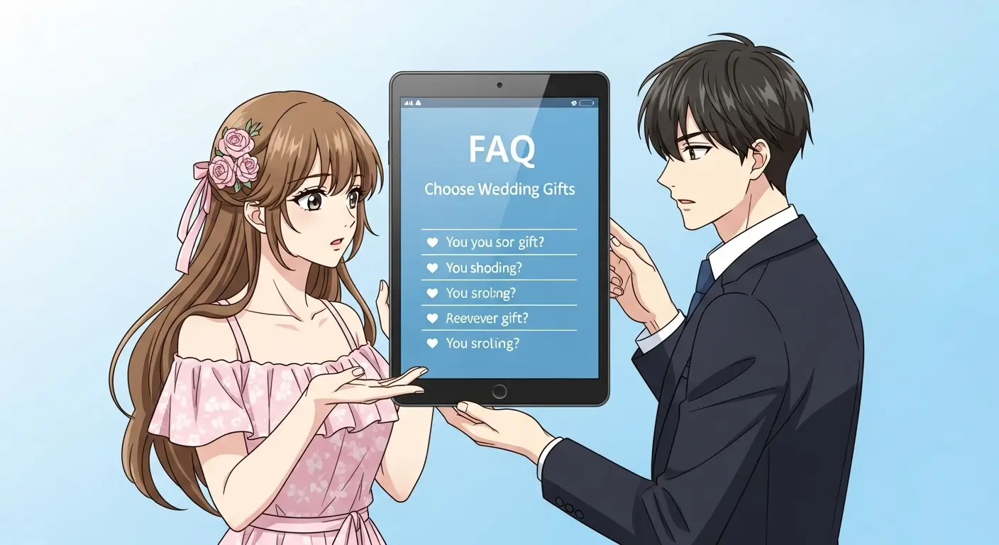 結婚式で両親に贈るプレゼントのよくある質問