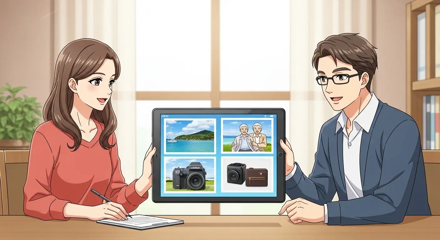 両親の好みをリサーチする新郎新婦