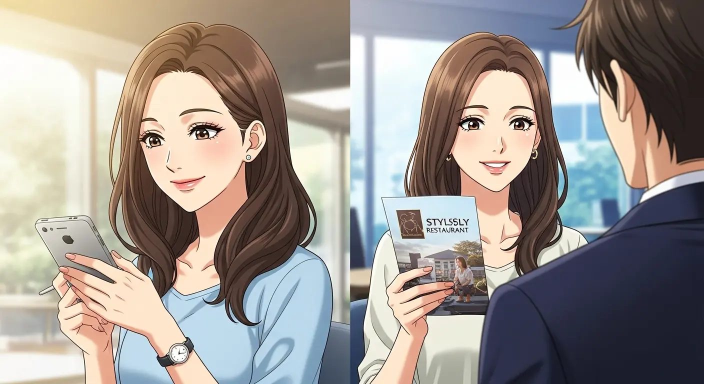 おすすめのお店からデートに誘う