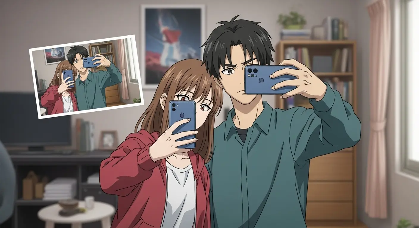 自撮り写真のNG例