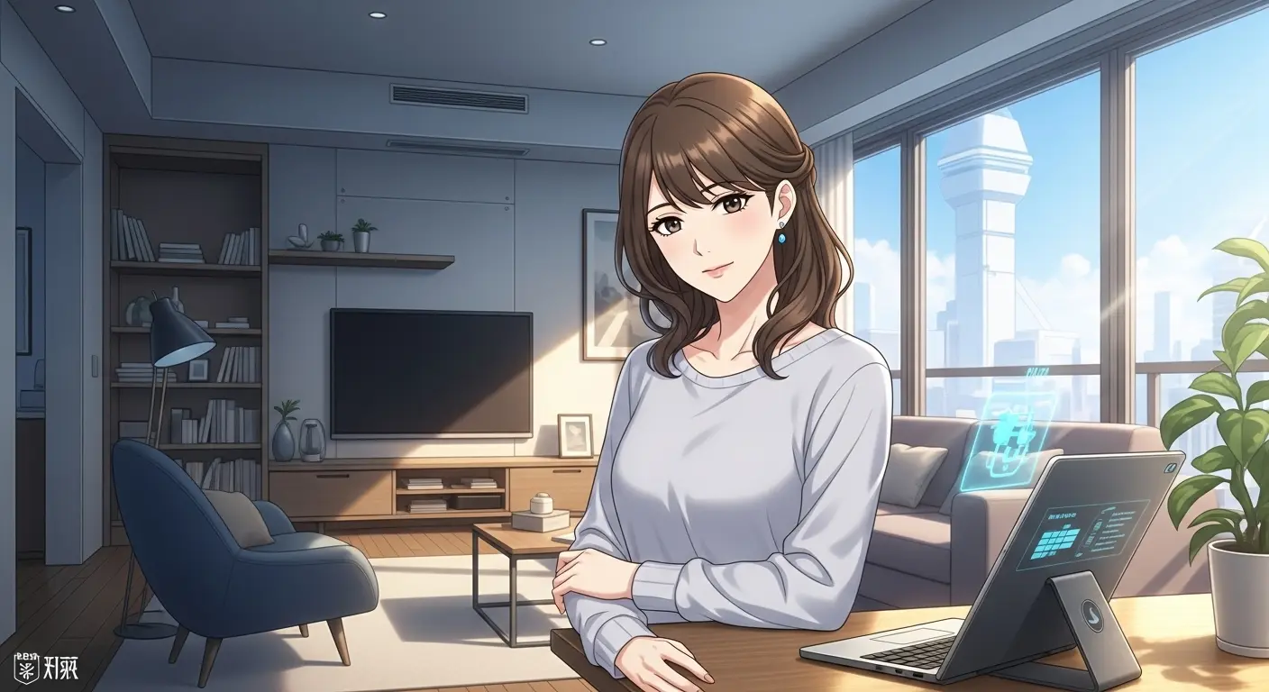 スケジュール帳で時間管理をする女性