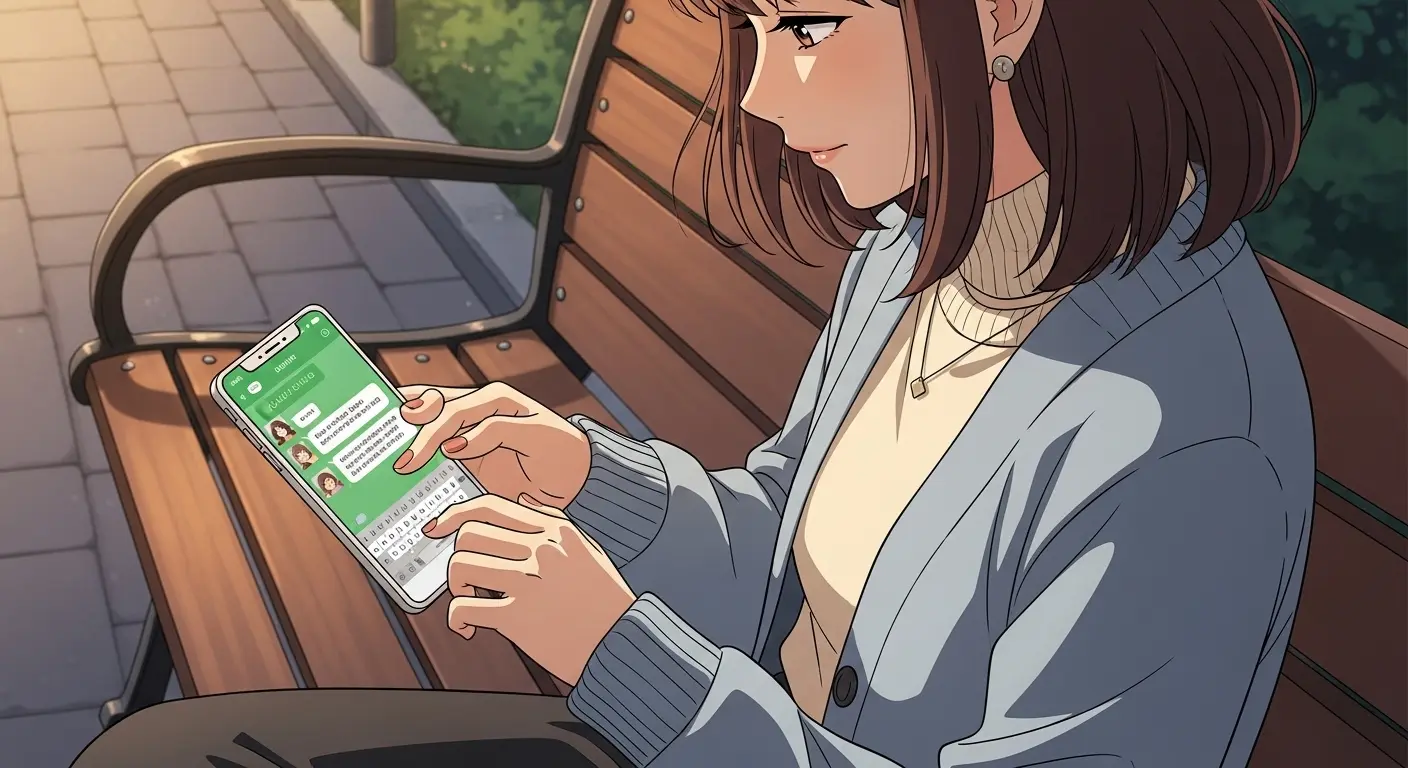 久しぶりに連絡する女性
