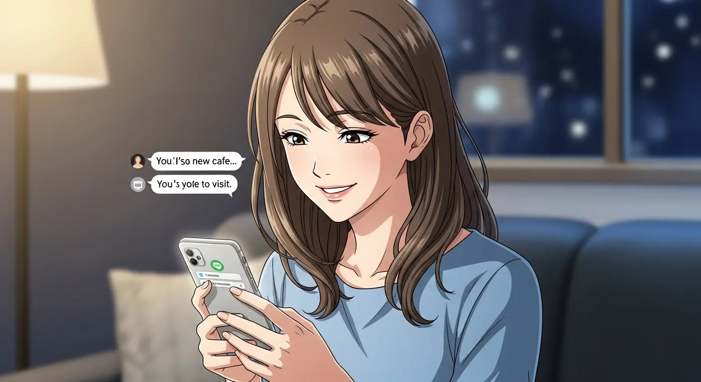 遠回しに誘う女性