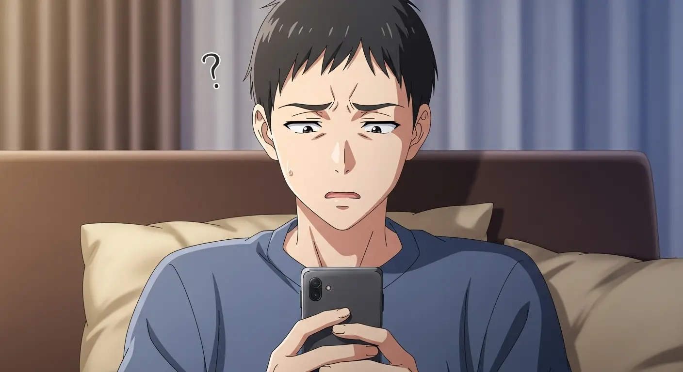 いきなりの誘いに困惑する男性
