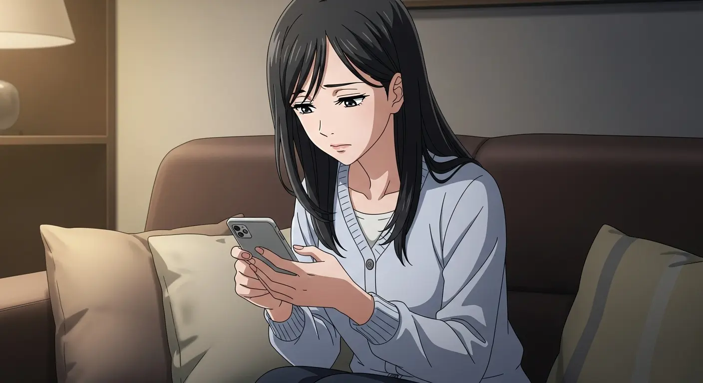 脈なしサインに冷静に対応する女性