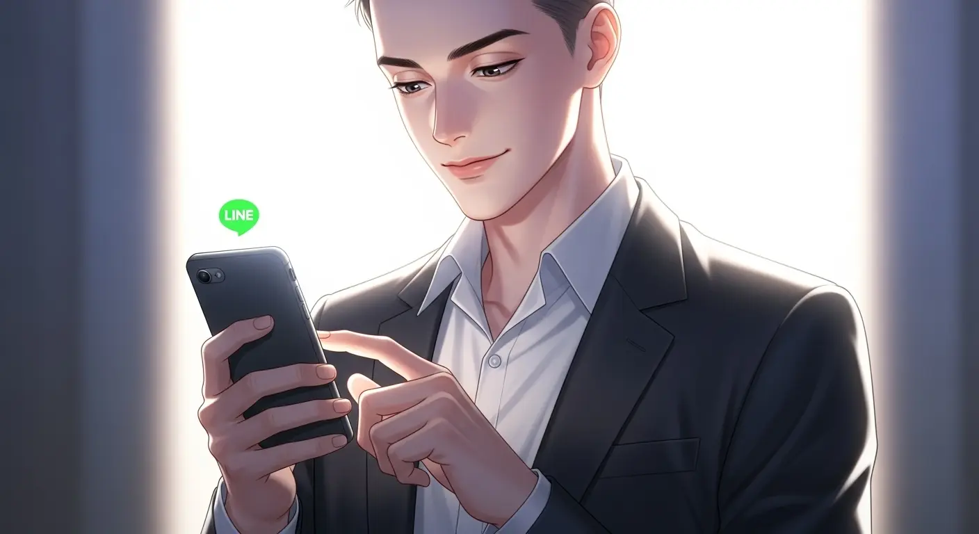 ストレートに誘う男性