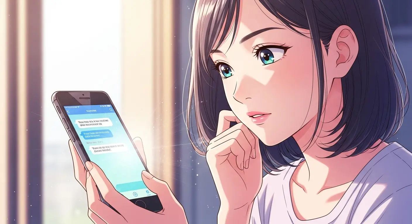 恋愛相談をする女性