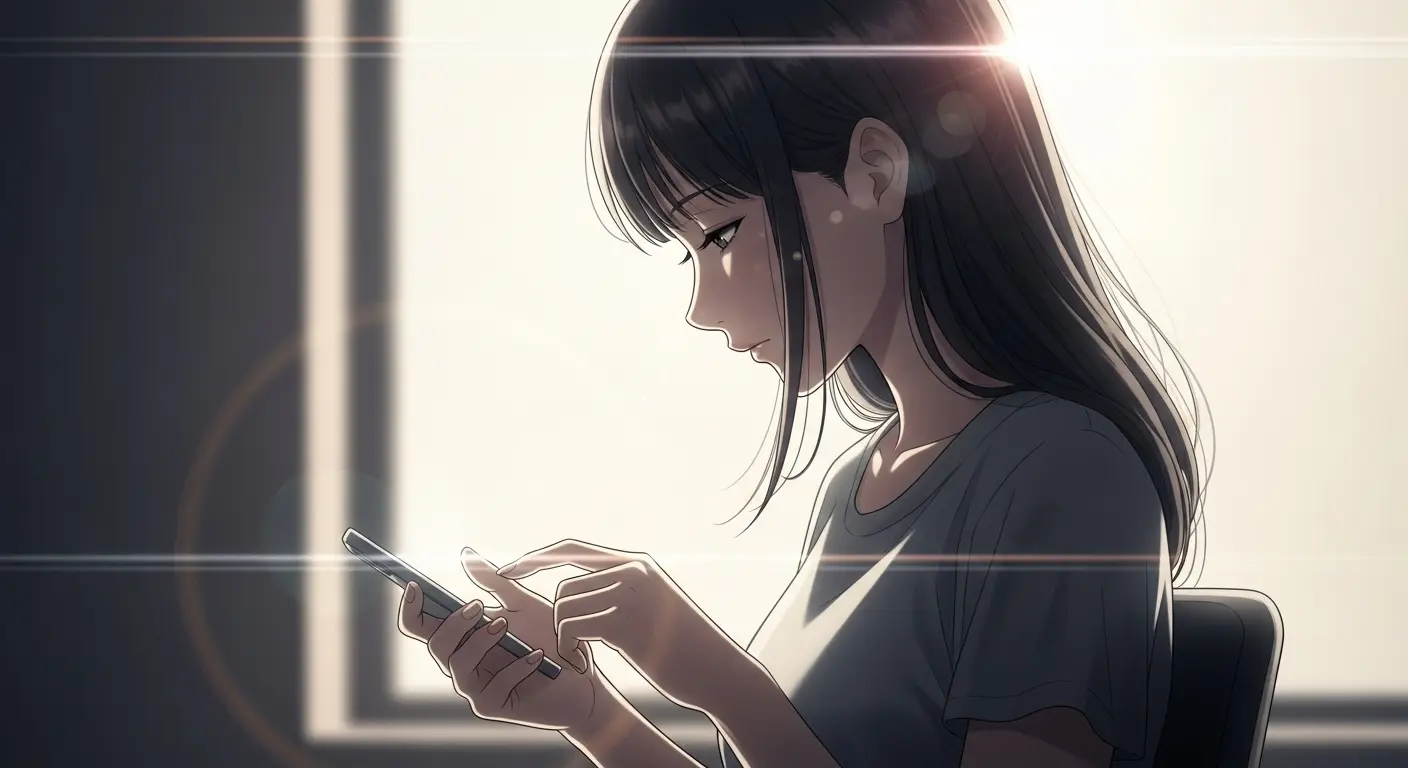 デートの具体的な約束をする女性