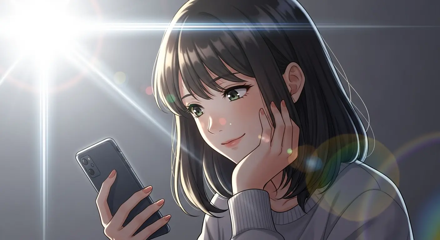 返信しやすいLINEを送る女性