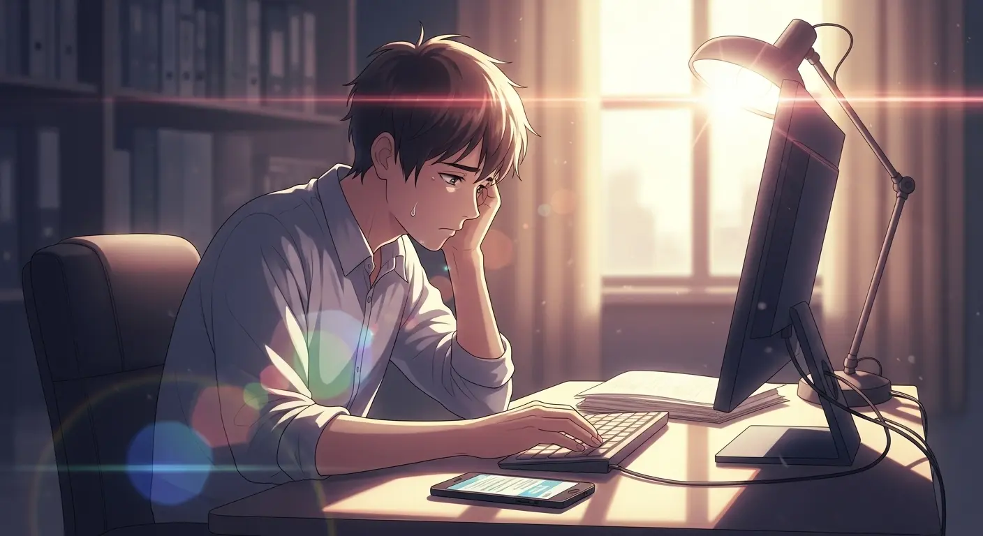 仕事で忙しくてLINEを返せない男性