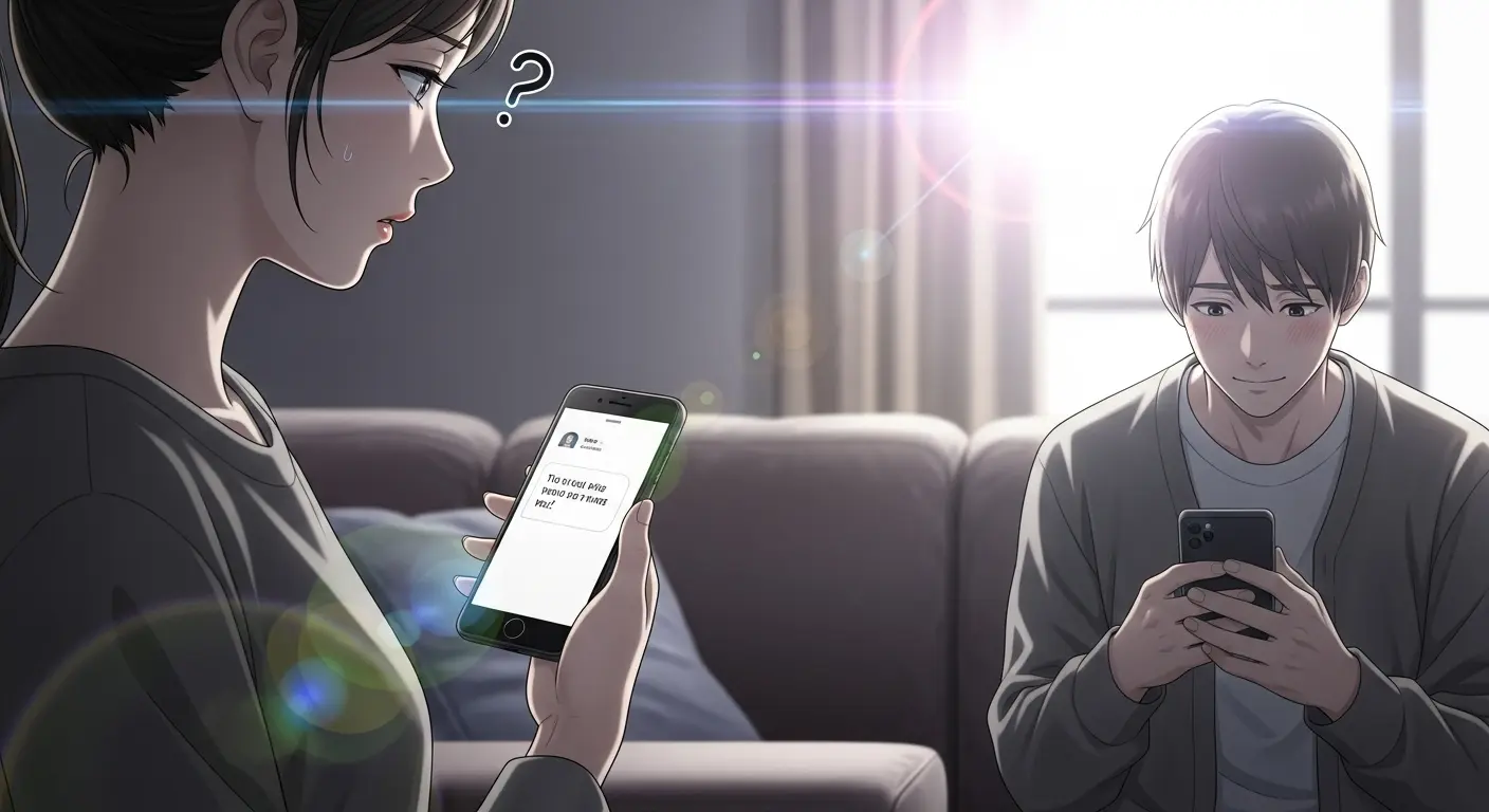 LINEが苦手な男性の脈ありサインに悩む女性