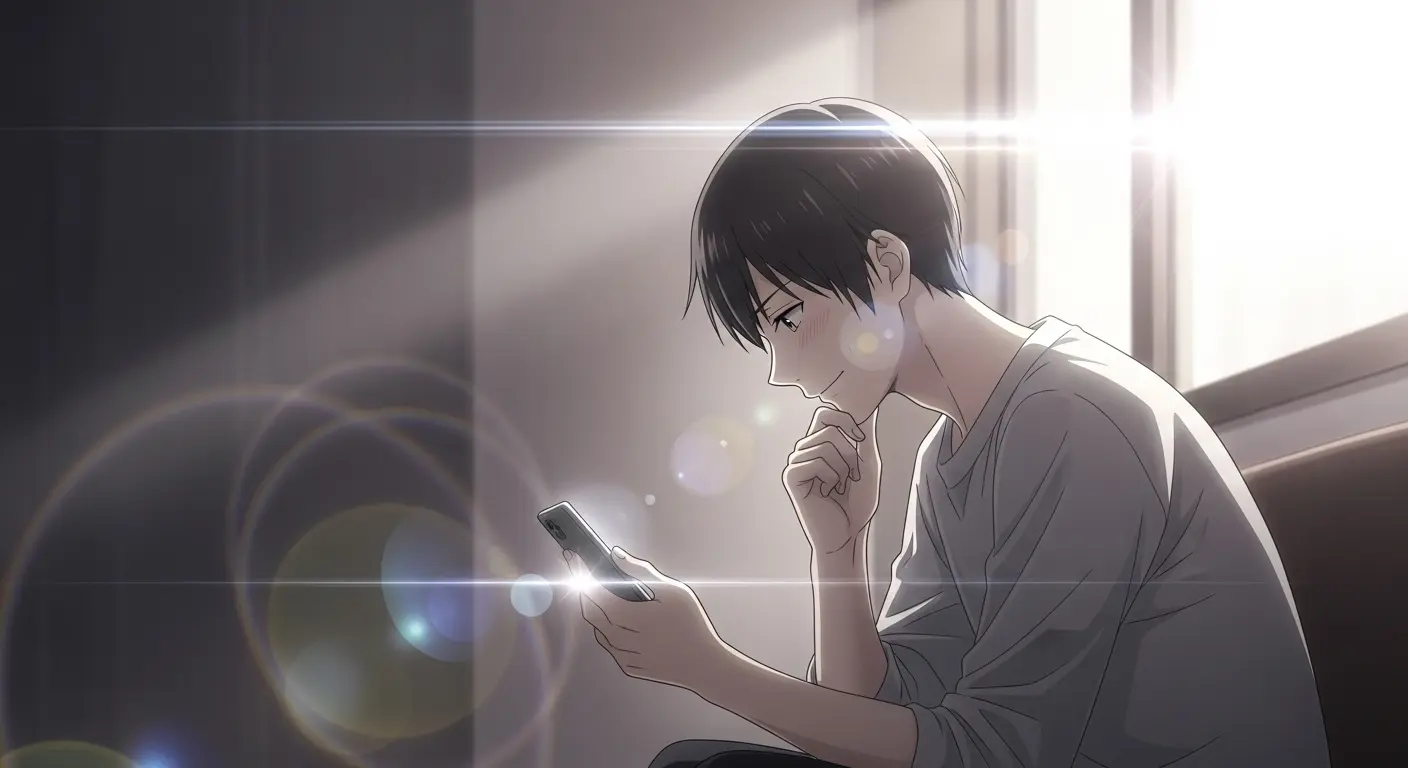 恋愛に奥手でLINEが苦手な男性