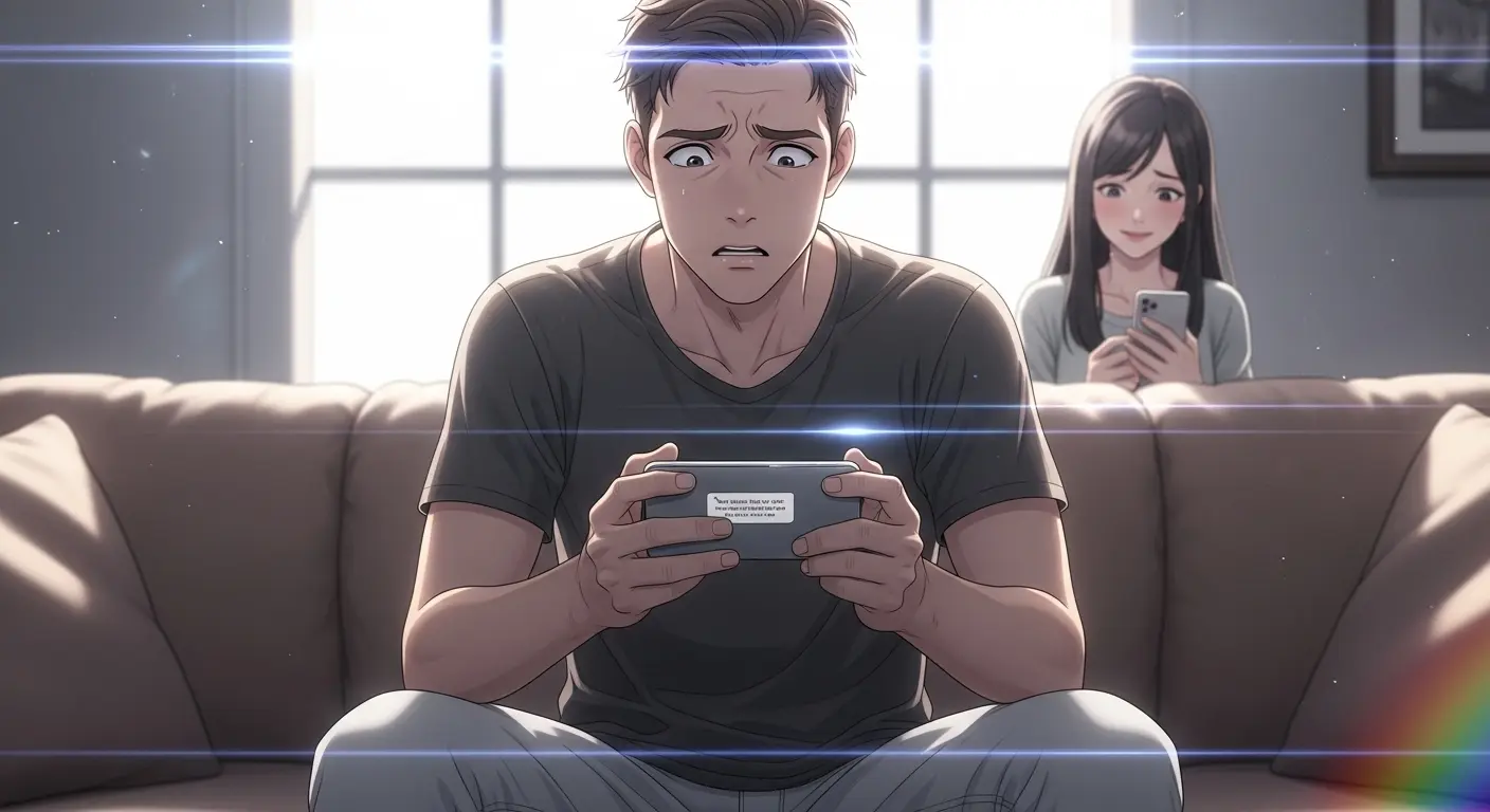 LINEが苦手な女性の脈ありサインに悩む男性
