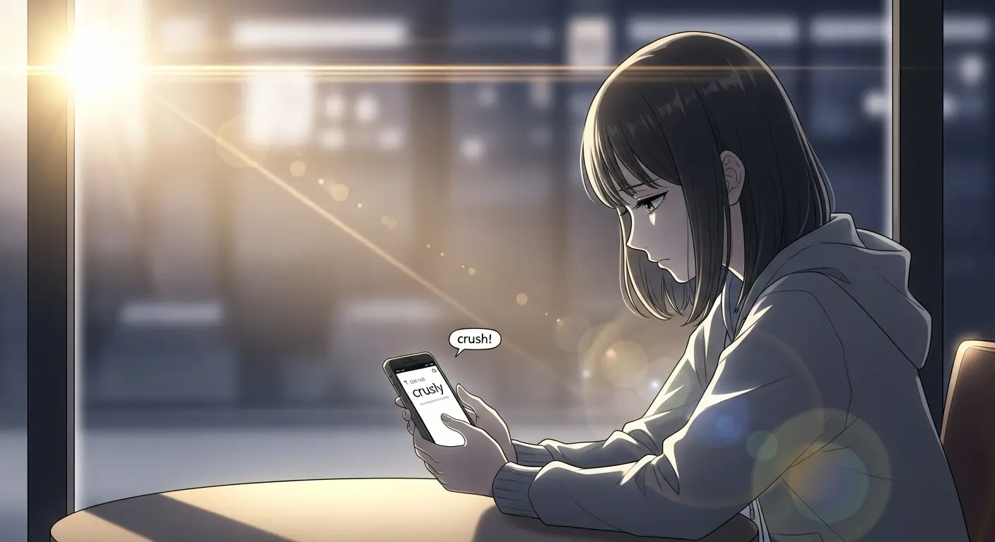 脈なしLINEに落ち込む奥手女子