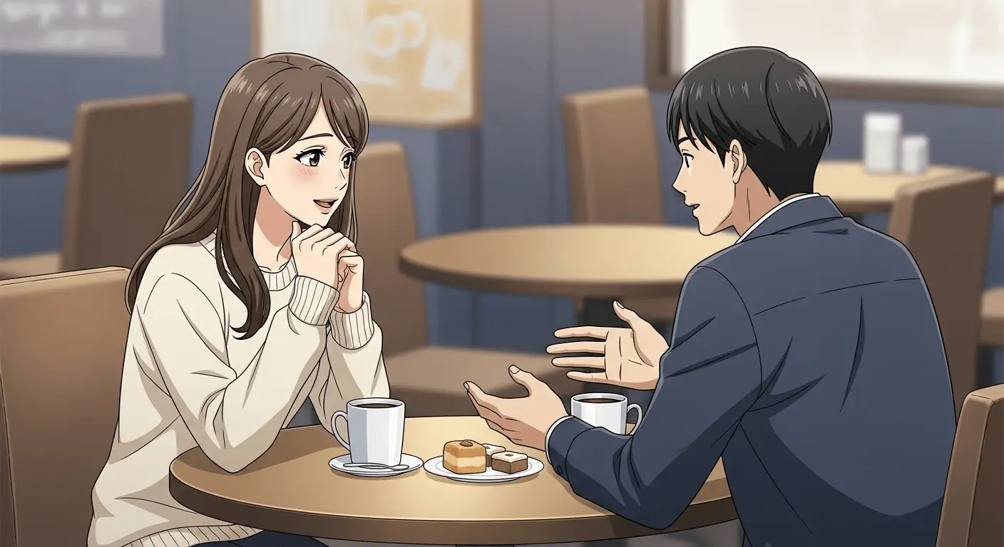 相手に興味を示す奥手女子