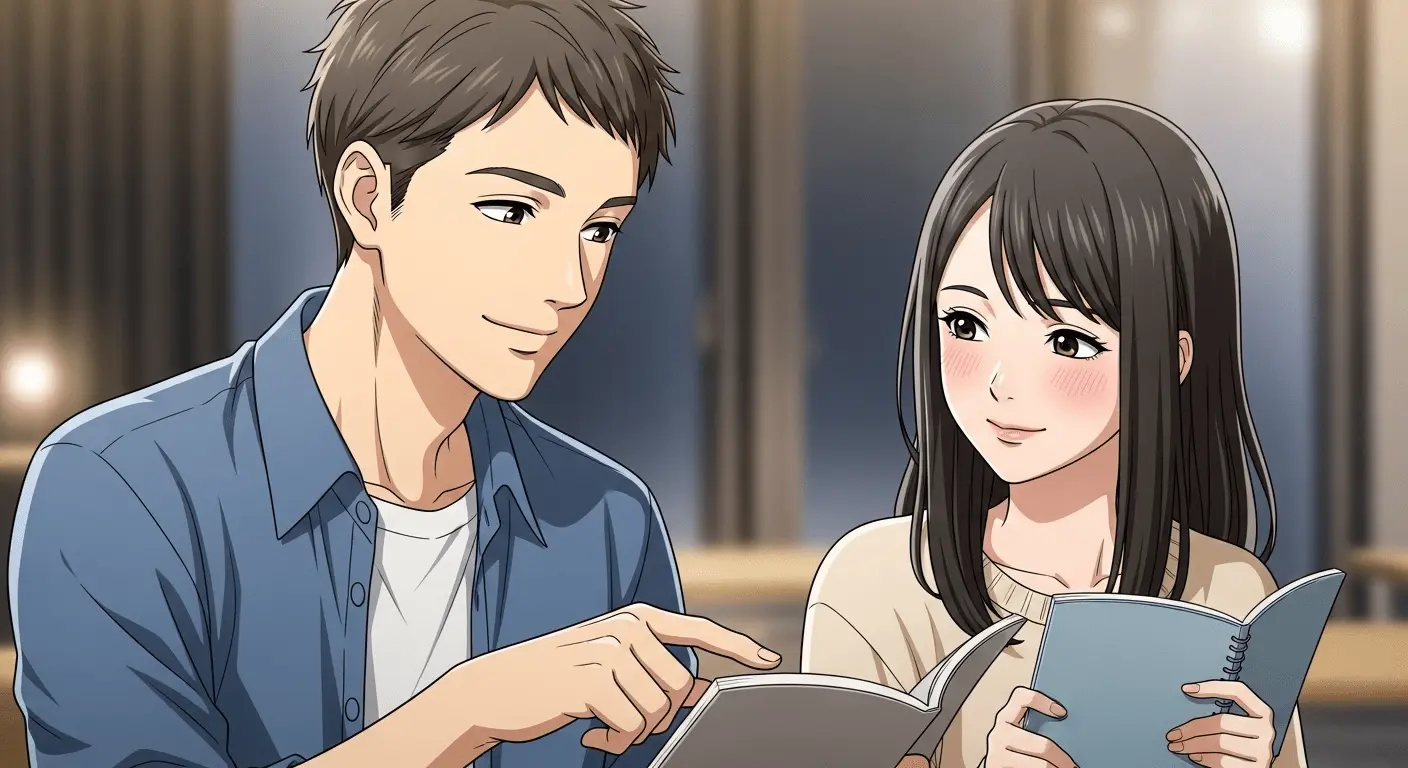好きな女性を褒める男性