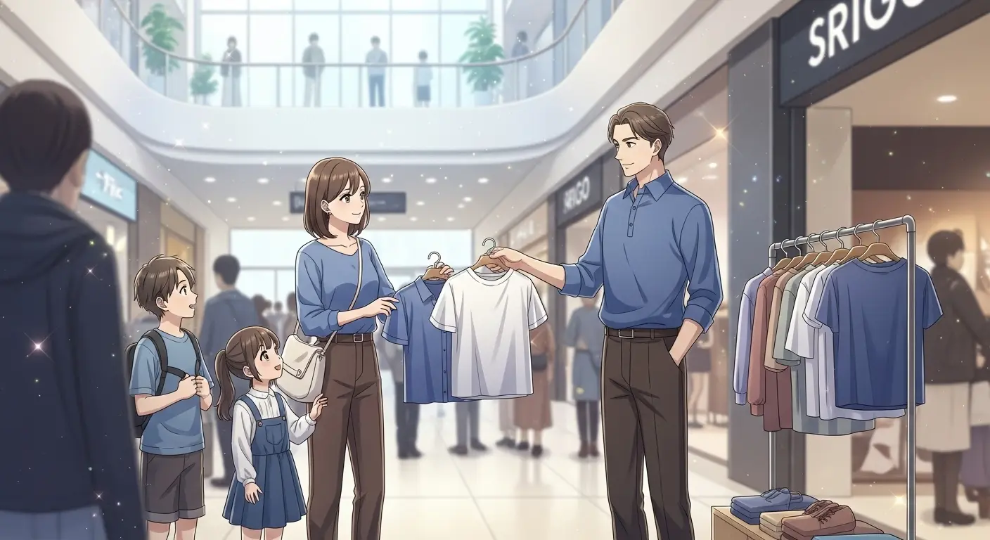 ファッションブランドのTシャツとシャツのサプライズプレゼント