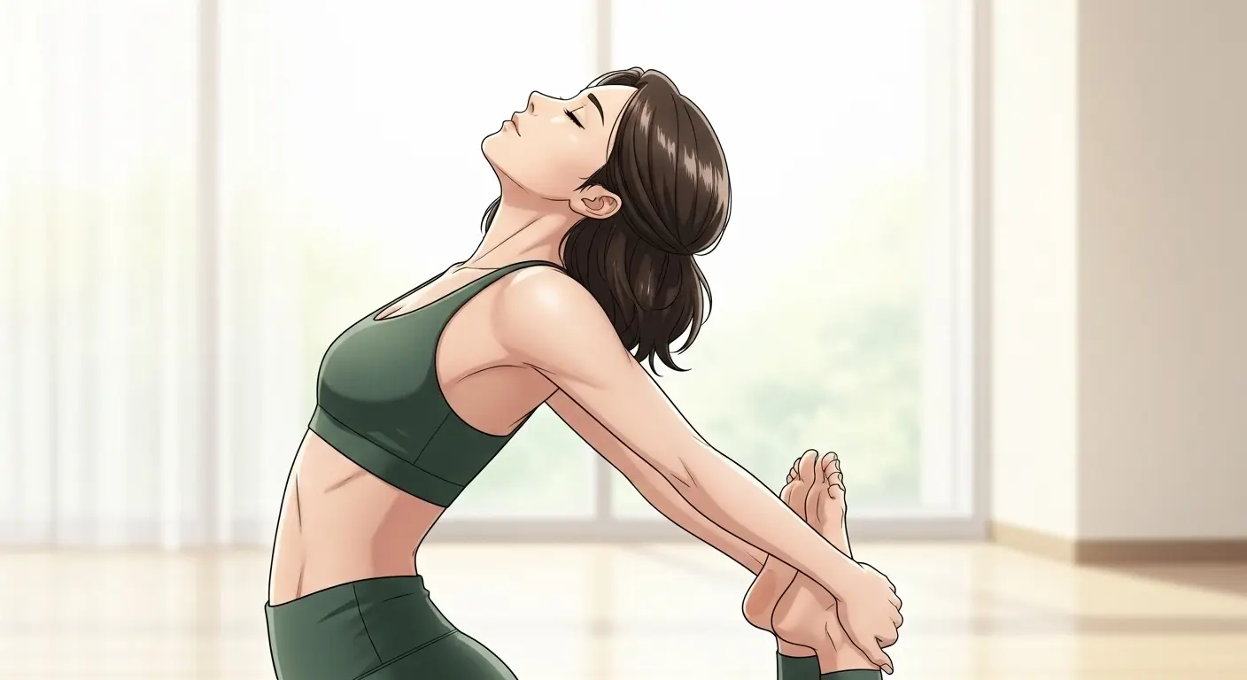 明るく振る舞う女性
